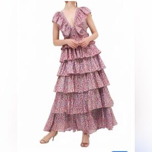 Oliphant Ruffle Maxi Dress